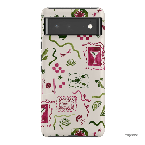 Martini Gal Printed Phone Cases Google Pixel 6 Pro / Armoured by Charlie Taylor - The Dairy