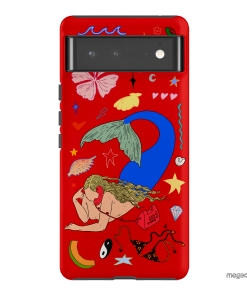 Mermaid Salad Scarlet Printed Phone Cases Google Pixel 6 Pro / Armoured by Easty Beasty - The Dairy