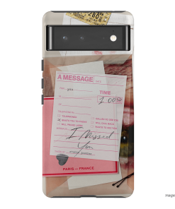 Missed Call Printed Phone Cases Google Pixel 6 Pro / Armoured by Jasmine Dowling - The Dairy