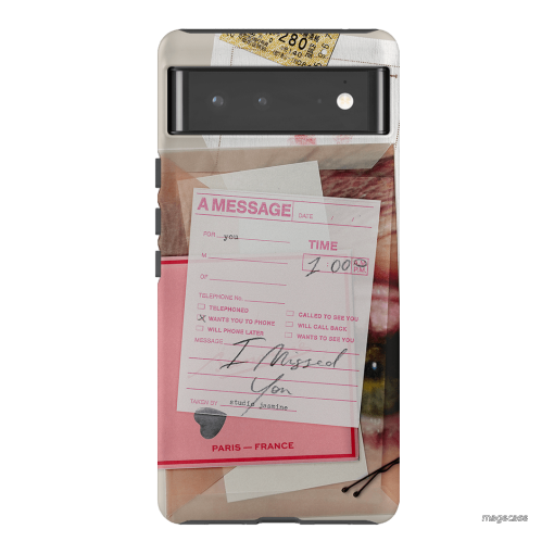 Missed Call Printed Phone Cases Google Pixel 6 Pro / Armoured by Jasmine Dowling - The Dairy