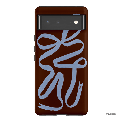 Mocha Ribbon Printed Phone Cases Google Pixel 6 Pro / Armoured by Jasmine Dowling - The Dairy