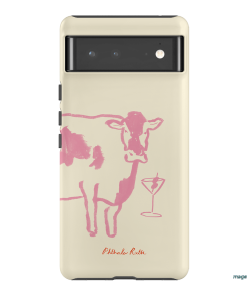 Mootini Pink Printed Phone Cases by Phthalo Ruth - The Dairy