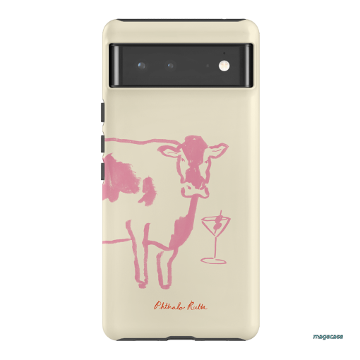 Mootini Pink Printed Phone Cases by Phthalo Ruth - The Dairy