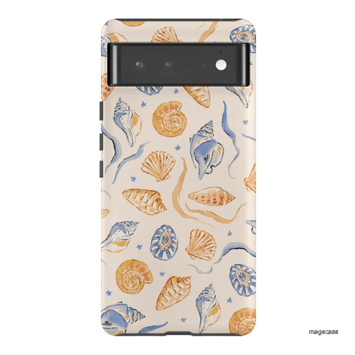 Shells & Swirls Printed Phone Cases by Cass Deller - The Dairy