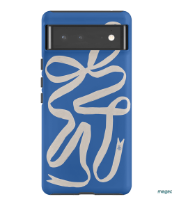 Something Blue Ribbon Printed Phone Cases Google Pixel 6 Pro / Armoured by Jasmine Dowling - The Dairy