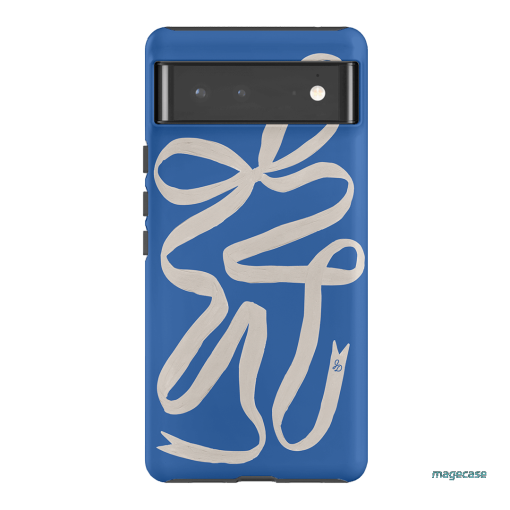 Something Blue Ribbon Printed Phone Cases Google Pixel 6 Pro / Armoured by Jasmine Dowling - The Dairy