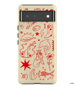Spiced Cowboy Cream Printed Phone Cases Google Pixel 6 Pro / Armoured by Easty Beasty - The Dairy
