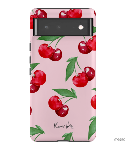 Cherry Rose Printed Phone Cases Google Pixel 6 Pro / Armoured by Kerrie Hess - The Dairy