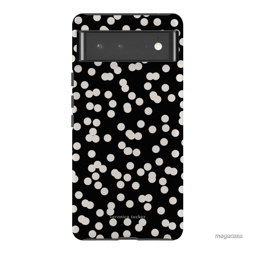 Mini Confetti Noir Printed Phone Cases Google Pixel 6 Pro / Armoured by Veronica Tucker - The Dairy