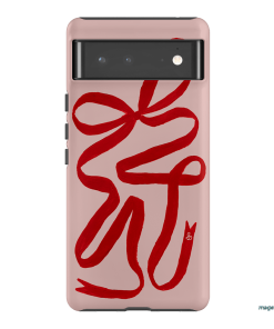 Valentine Ribbon Printed Phone Cases Google Pixel 6 Pro / Armoured by Jasmine Dowling - The Dairy