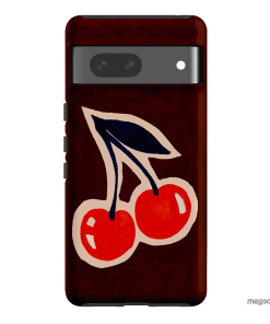 Cherries Printed Phone Cases Google Pixel 7 / Armoured by Studio Bon - The Dairy