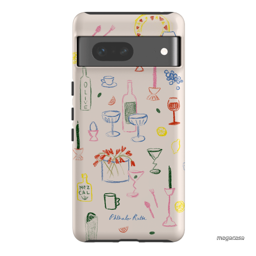 Dinnerware Printed Phone Cases Google Pixel 7 / Armoured by Phthalo Ruth - The Dairy