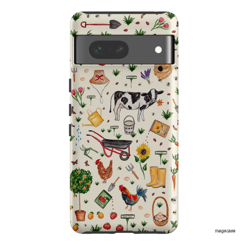 Farm Stay Printed Phone Cases Google Pixel 7 / Armoured by BG. Studio - The Dairy