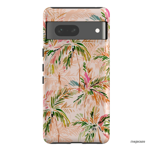 Hawaiian Palms Printed Phone Cases Google Pixel 7 / Armoured by Cass Deller - The Dairy