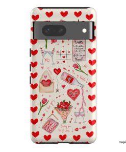Love Note Printed Phone Cases Google Pixel 7 / Armoured by BG. Studio - The Dairy