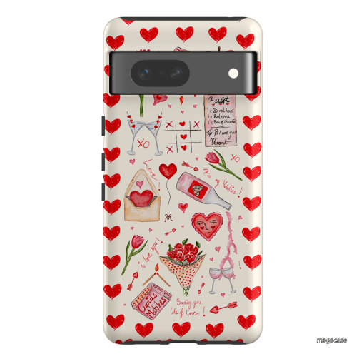 Love Note Printed Phone Cases Google Pixel 7 / Armoured by BG. Studio - The Dairy