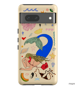 Mermaid Salad Cream Printed Phone Cases Google Pixel 7 / Armoured by Easty Beasty - The Dairy