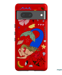 Mermaid Salad Scarlet Printed Phone Cases Google Pixel 7 / Armoured by Easty Beasty - The Dairy