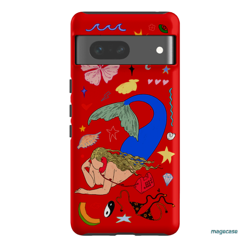Mermaid Salad Scarlet Printed Phone Cases Google Pixel 7 / Armoured by Easty Beasty - The Dairy