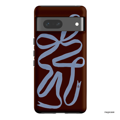 Mocha Ribbon Printed Phone Cases Google Pixel 7 / Armoured by Jasmine Dowling - The Dairy