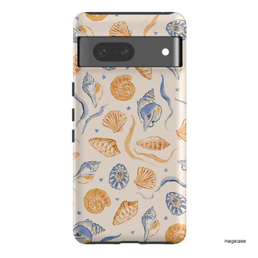Shells & Swirls Printed Phone Cases by Cass Deller - The Dairy