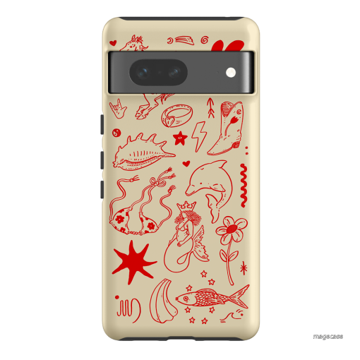 Spiced Cowboy Cream Printed Phone Cases Google Pixel 7 / Armoured by Easty Beasty - The Dairy