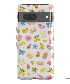 Summer Icons Printed Phone Cases Google Pixel 7 / Armoured by Cass Deller - The Dairy