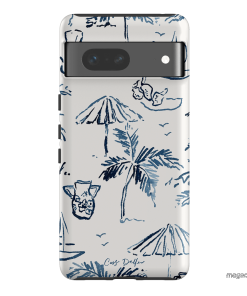 Balmy Blue Printed Phone Cases Google Pixel 7 / Armoured by Cass Deller - The Dairy