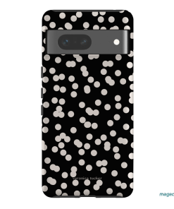 Mini Confetti Noir Printed Phone Cases Google Pixel 7 / Armoured by Veronica Tucker - The Dairy