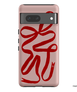 Valentine Ribbon Printed Phone Cases Google Pixel 7 / Armoured by Jasmine Dowling - The Dairy