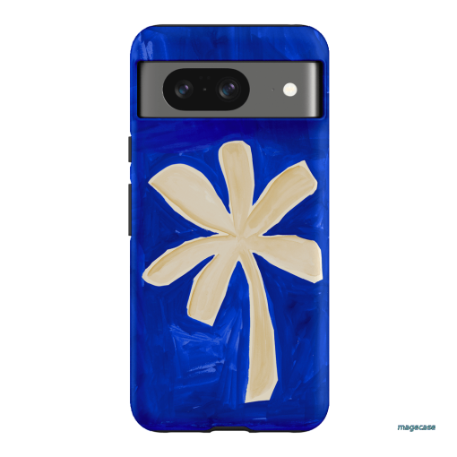 Bleu Palm Printed Phone Cases Google Pixel 8 / Armoured by Charlie Taylor - The Dairy
