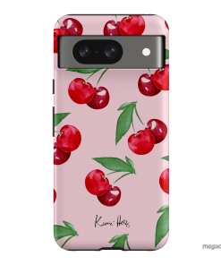 Cherry Rose Printed Phone Cases by Kerrie Hess - The Dairy