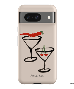 Chilli Cherry Printed Phone Cases by Phthalo Ruth - The Dairy