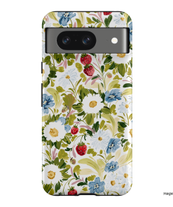 Garden Strawberries Printed Phone Cases Google Pixel 8 / Armoured by Ellie Mae - The Dairy
