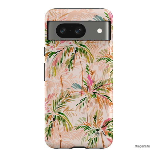 Hawaiian Palms Printed Phone Cases Google Pixel 8 / Armoured by Cass Deller - The Dairy