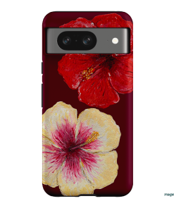 Hibiscus Flower Printed Phone Cases Google Pixel 8 / Armoured by BG. Studio - The Dairy