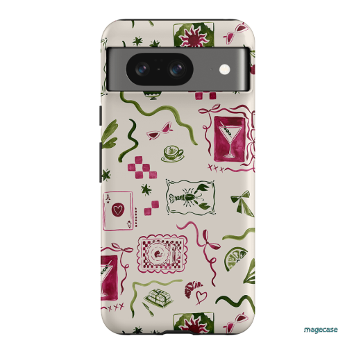 Martini Gal Printed Phone Cases Google Pixel 8 / Armoured by Charlie Taylor - The Dairy