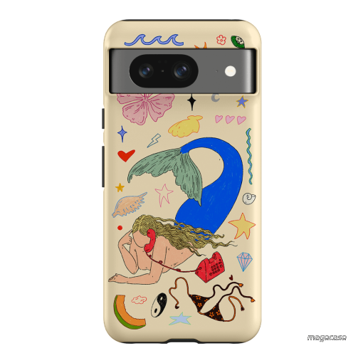 Mermaid Salad Cream Printed Phone Cases Google Pixel 8 / Armoured by Easty Beasty - The Dairy