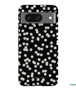 Mini Confetti Noir Printed Phone Cases Google Pixel 8 / Armoured by Veronica Tucker - The Dairy