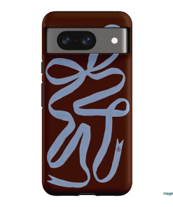 Mocha Ribbon Printed Phone Cases Google Pixel 8 / Armoured by Jasmine Dowling - The Dairy