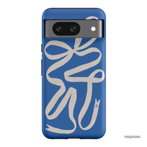 Something Blue Ribbon Printed Phone Cases Google Pixel 8 / Armoured by Jasmine Dowling - The Dairy