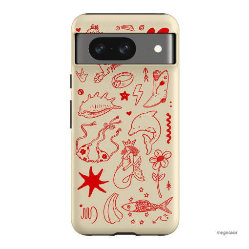 Spiced Cowboy Cream Printed Phone Cases Google Pixel 8 / Armoured by Easty Beasty - The Dairy