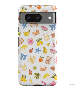 Summer Icons Printed Phone Cases Google Pixel 8 / Armoured by Cass Deller - The Dairy