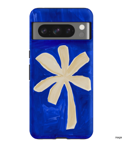 Bleu Palm Printed Phone Cases Google Pixel 8 Pro / Armoured by Charlie Taylor - The Dairy