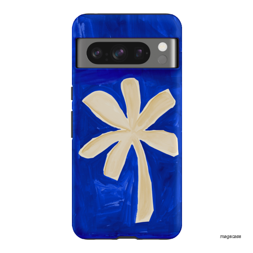 Bleu Palm Printed Phone Cases Google Pixel 8 Pro / Armoured by Charlie Taylor - The Dairy