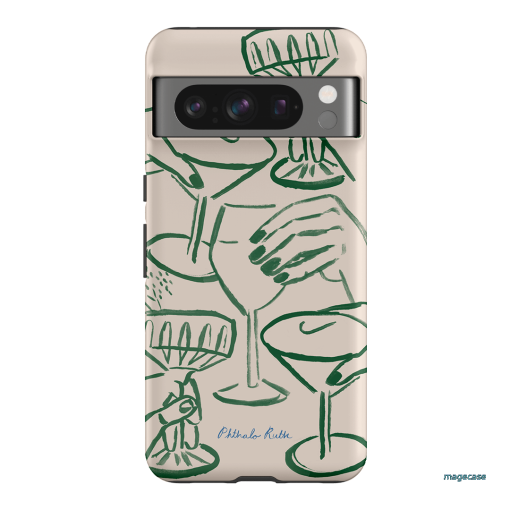 Cheers Printed Phone Cases Google Pixel 8 Pro / Armoured by Phthalo Ruth - The Dairy