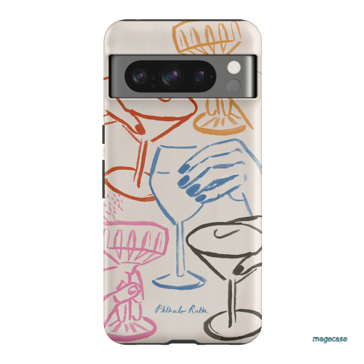 Cheers Multi Printed Phone Cases Google Pixel 8 Pro / Armoured by Phthalo Ruth - The Dairy