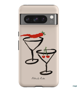 Chilli Cherry Printed Phone Cases by Phthalo Ruth - The Dairy