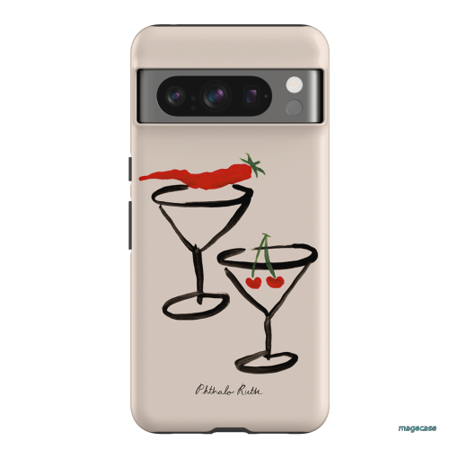 Chilli Cherry Printed Phone Cases by Phthalo Ruth - The Dairy