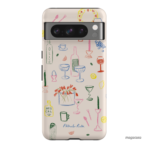 Dinnerware Printed Phone Cases Google Pixel 8 Pro / Armoured by Phthalo Ruth - The Dairy